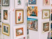 Выставка творческих работ и детских рисунков