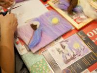 Wolla наборы в технике шерстяная акварель. Gamma инструкменты и шерсть для валяния