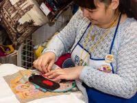 Panna Кларт наборы для вышивания , ковровая техника, бисер, живая картина