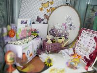 Выставка творческих работ и детских рисунков