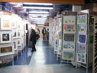 Выставка творческих работ и детских рисунков