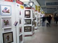 Выставка творческих работ и детских рисунков