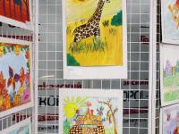 Выставка творческих работ и детских рисунков